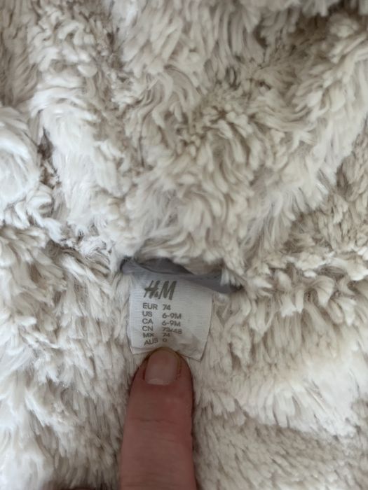 Kombinezon zimowy puchowy H&M r. 74