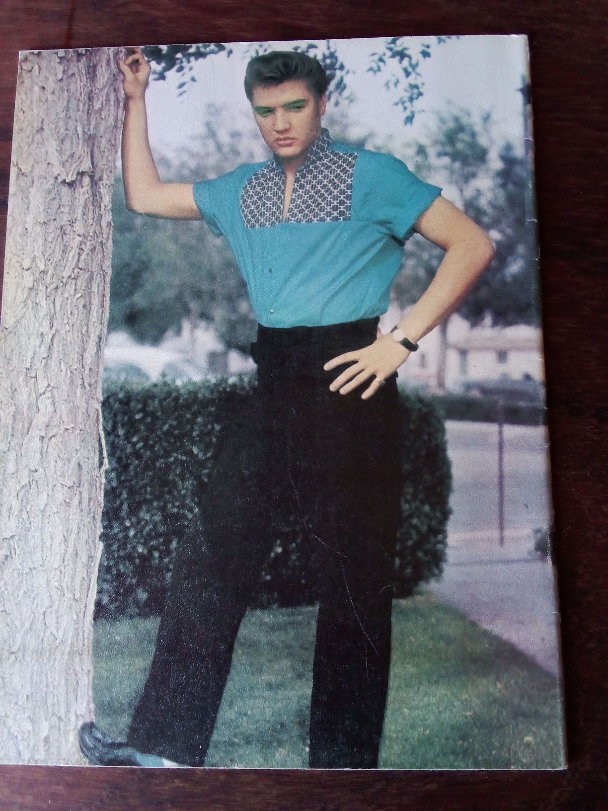 Revista publicitária Elvis Presley