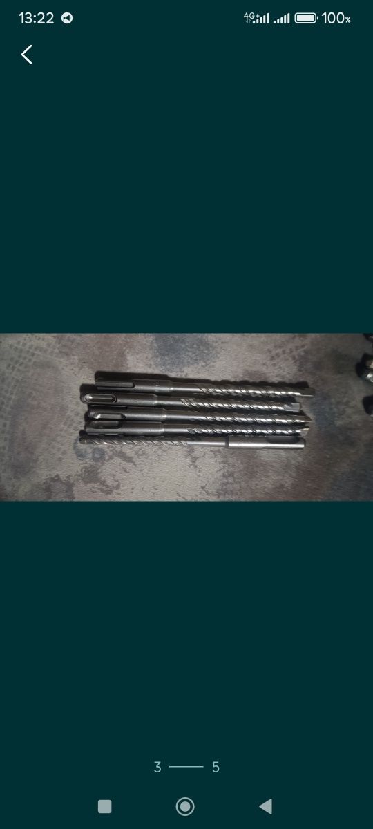 Круті Свердла Bosch Sds plus 5 10мм 100/165