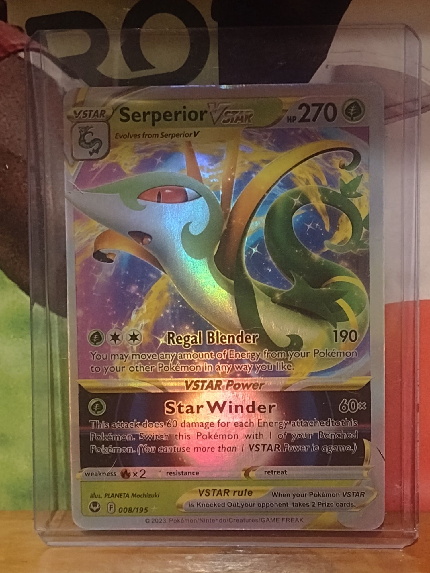 Karta pokemon serperior Vstar