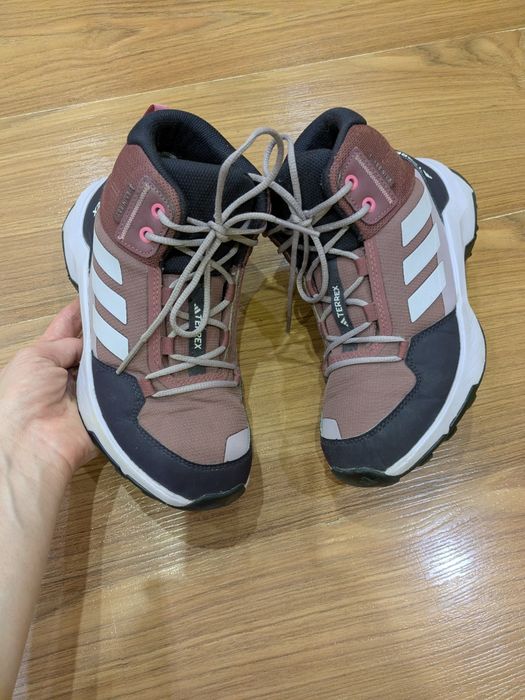 Дитячі черевики adidas TERREX AX4R MID RAIN.RDY