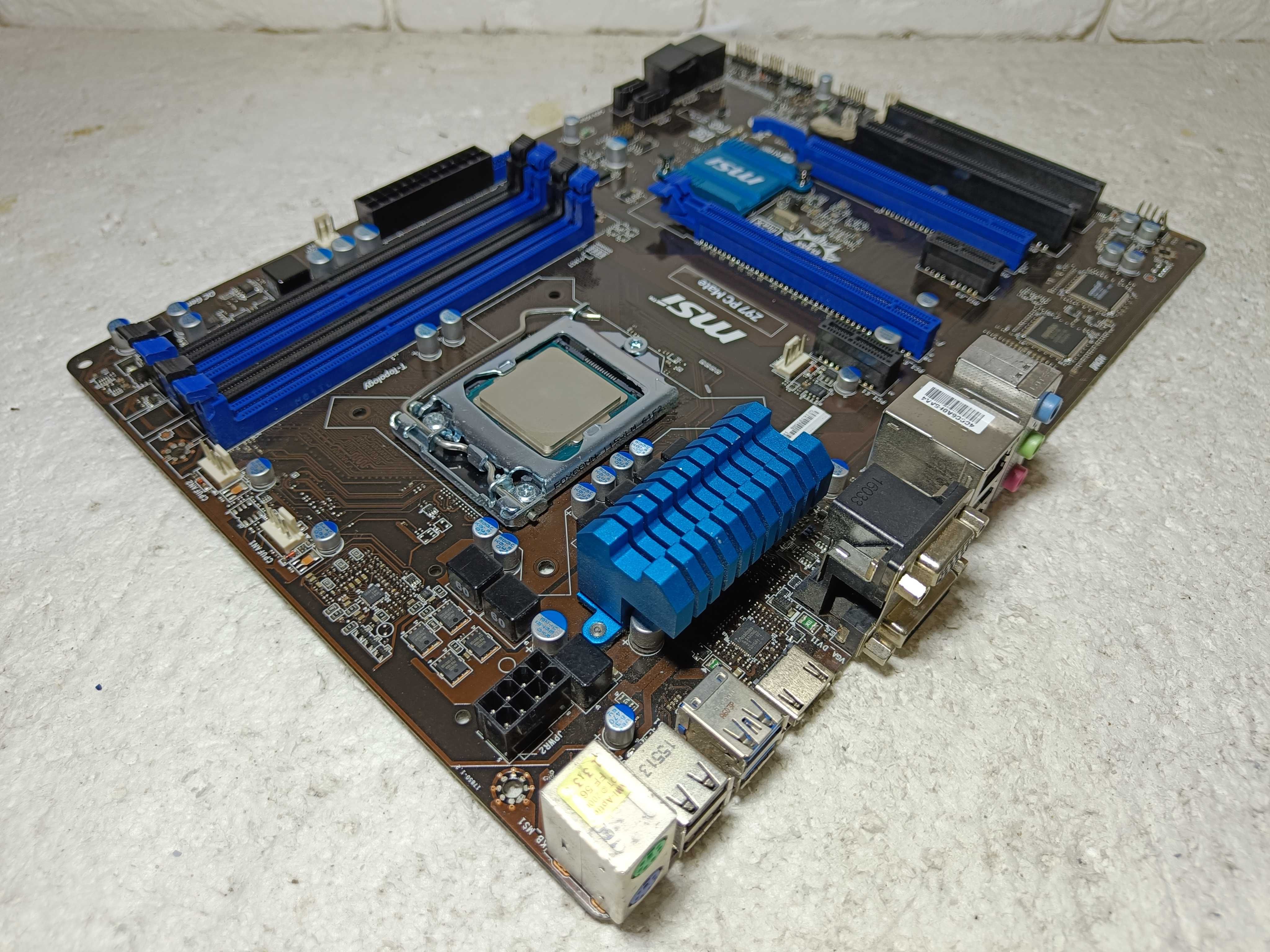 КОМПЛЕКТ Материнська плата MSI Z97 PC Mate + процесор i7-4770K LGA1150