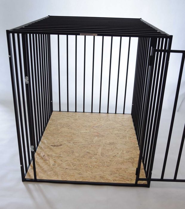 Klatka kojec kennelowa transporter psa mocna wytrzymała skł czarna 5XL