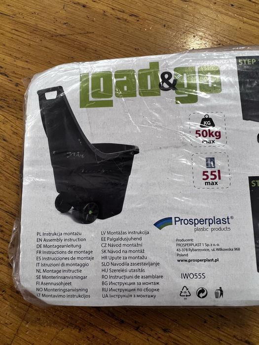 Rodas carrinho jardim Load&go - NOVO