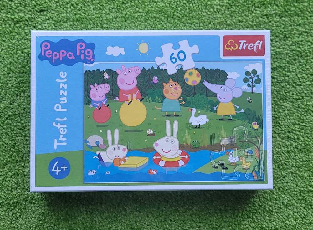 Puzzle Trefl Świnka Peppa Wakacyjna zabawa 60 el.