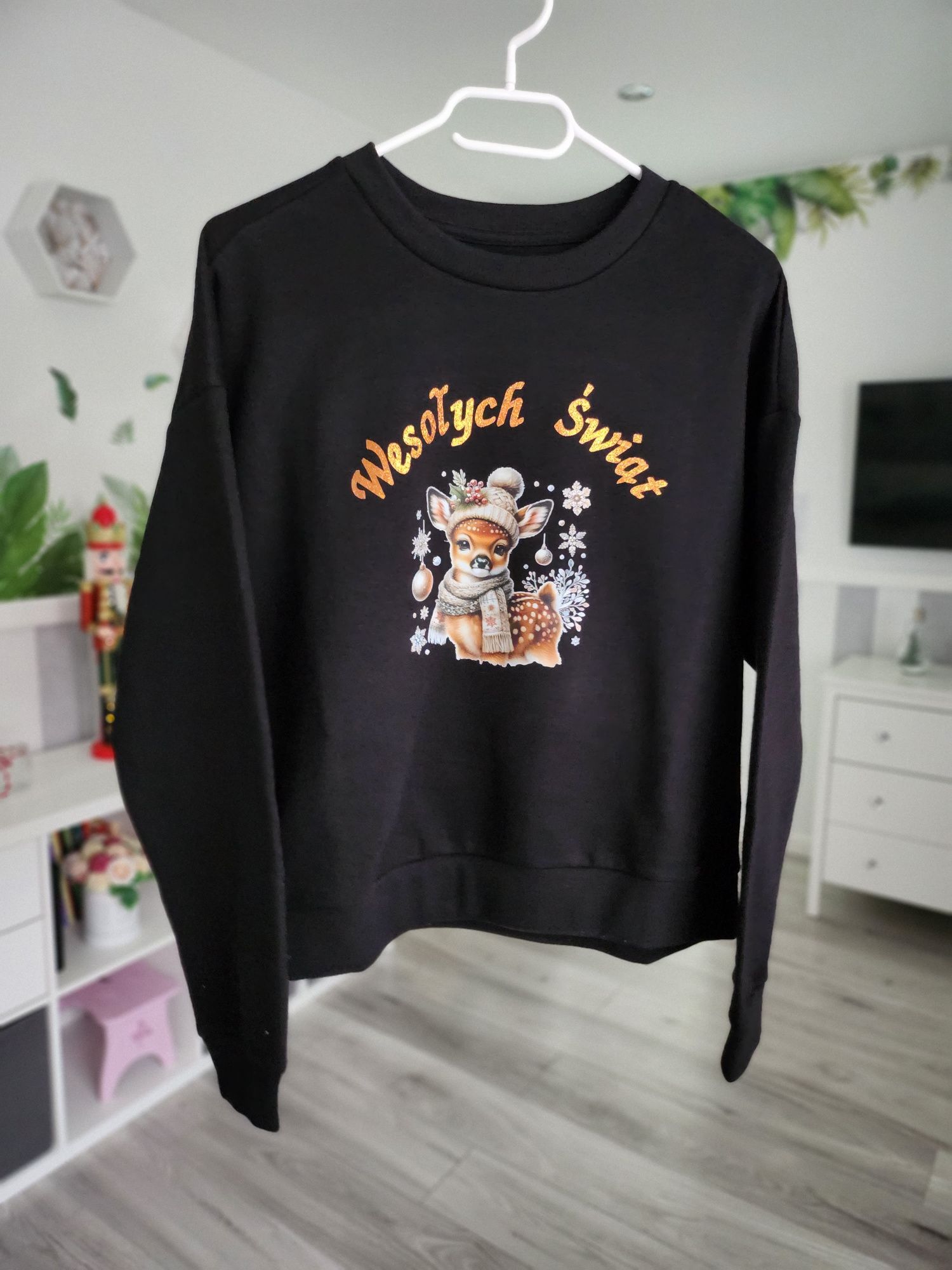 Bluza swiateczna S,M, 152-158