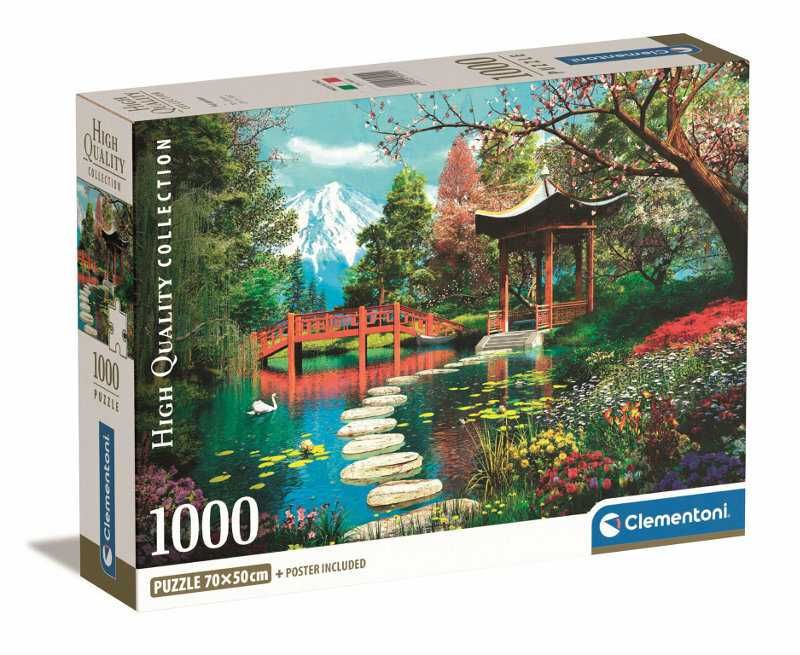 Clementoni 39910 Puzzle 1000 GARDEN Ogrody FUJI