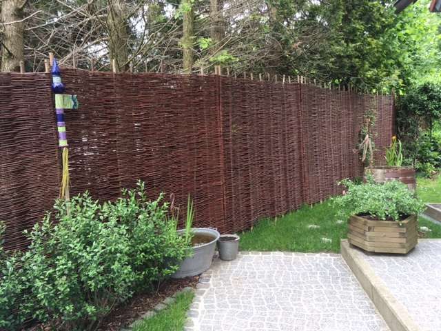 Płot wiklinowy niska cena panele wiklinowe ogrodzenia