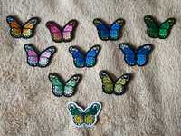 10 Patches borboleta