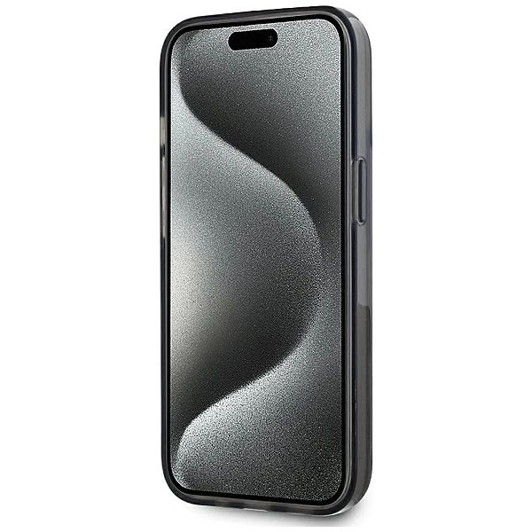 Etui Karl Lagerfeld Liquide Glitter Monogram Gradient na iPhone 15 - c