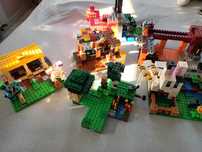 Zestawy lego  minecraft dremzz jak nowe
