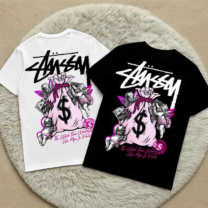 Stussy — Новая футболка Стусси — Teddy — XS S M L XL XXL — BIG Logo