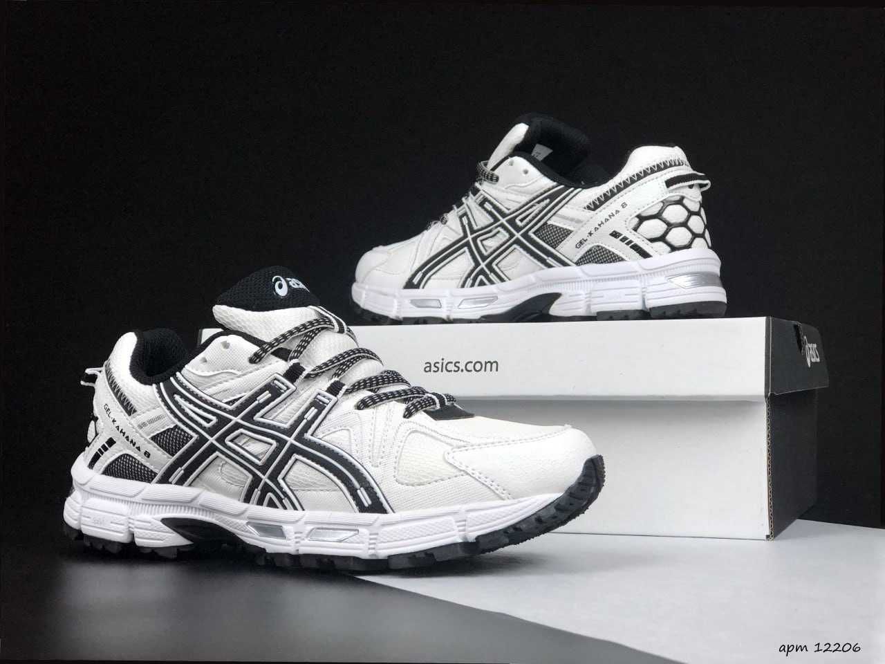 ХІТ ПРОДАЖ! Asics Gel-Kahana 8 White 36 37 38 39 40 41 42 43 44 45