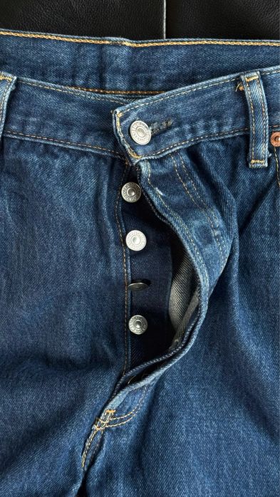 Джинси levi's 501 original fit синього та сірого кольору w38 l30