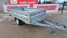 Neptun NORDICA skrzynia 263x145 burta 40cm przyczepa platforma GN124  DMC 750kg Nowa 2024 RATY Dostawa