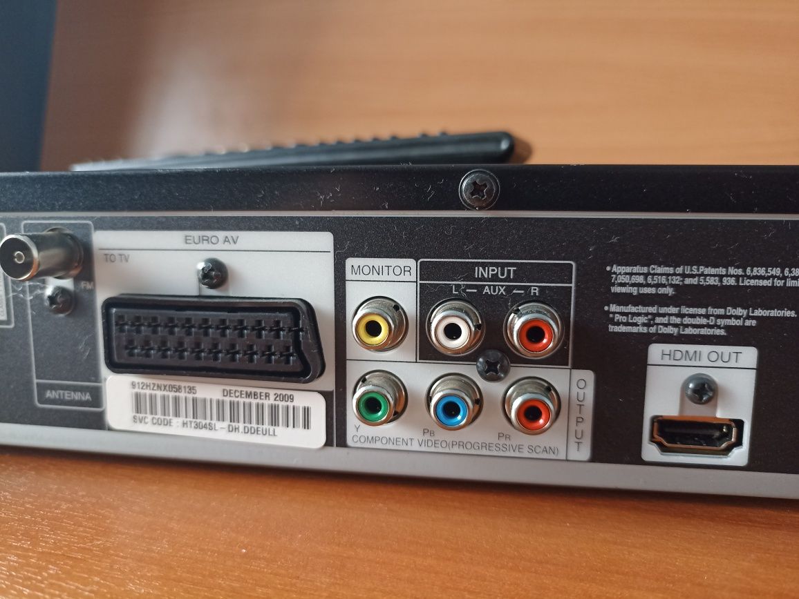 LG DVD receiver ht304