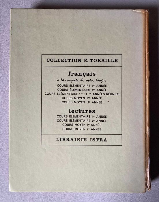 À la Conquête de Notre Langue - Livro Escolar Antigo