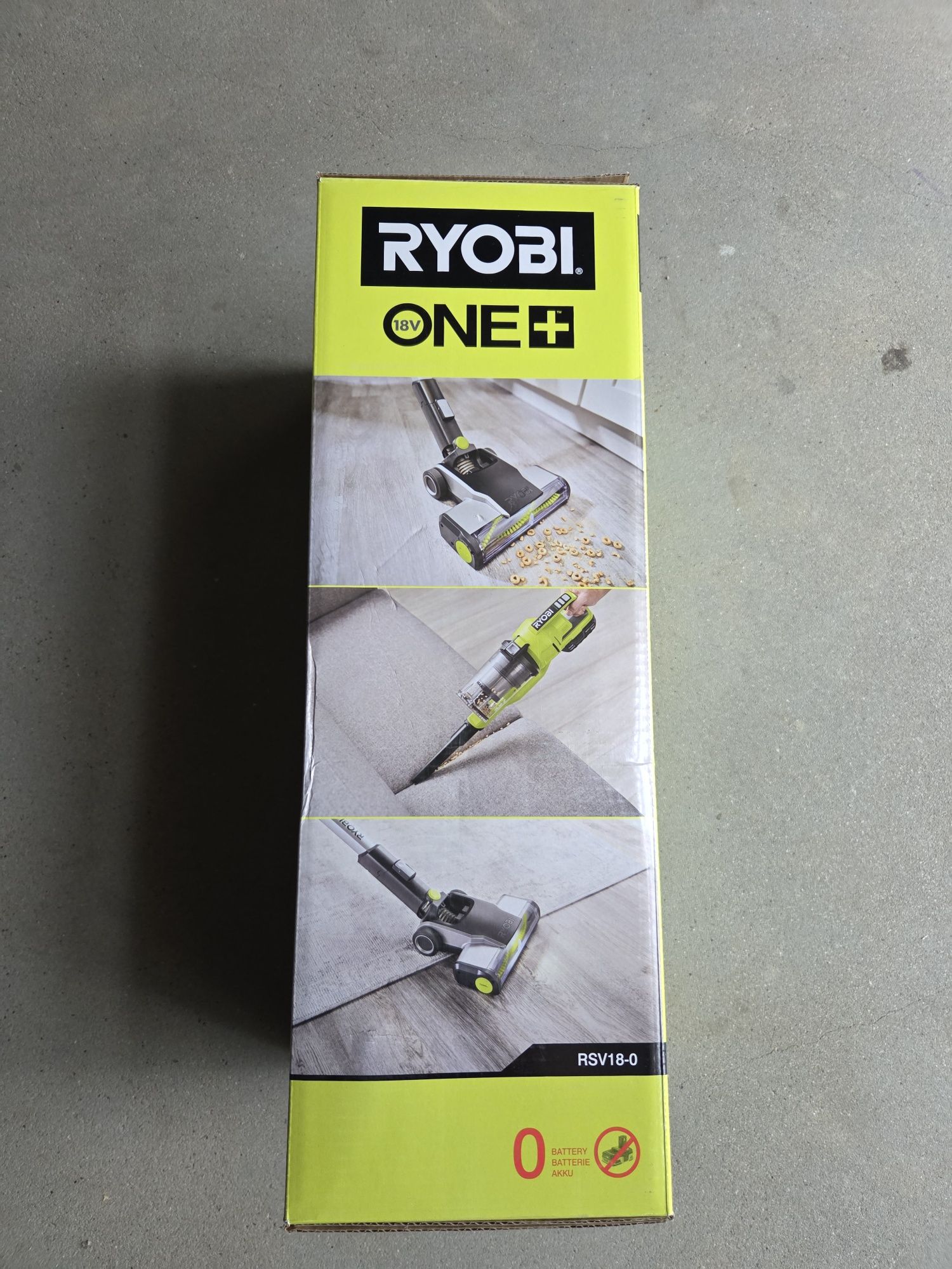 Odkurzacz pionowy Ryobi RSV18-0, nowy