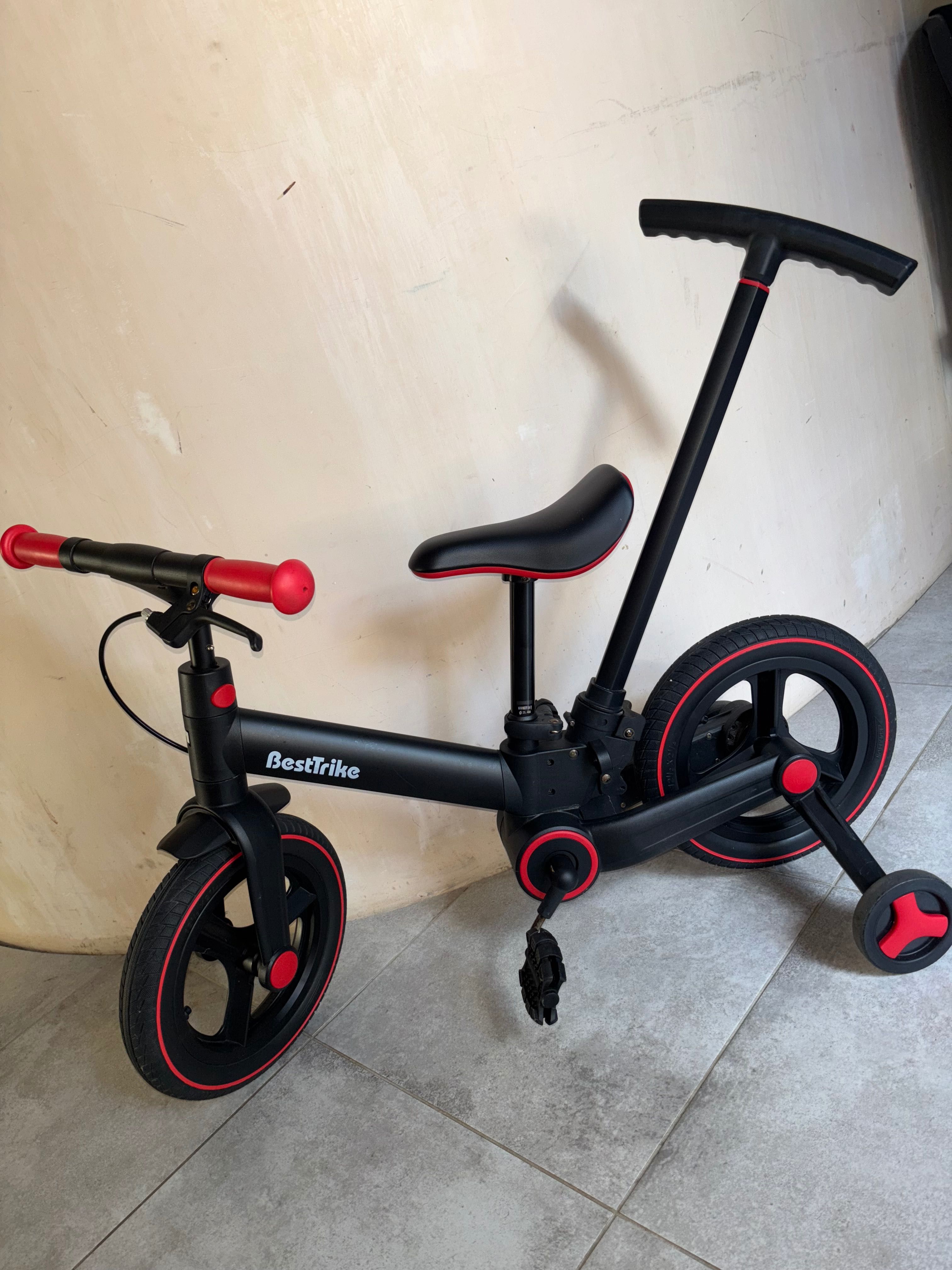 Велосипед-трансформер Best Trike c родительской ручкой