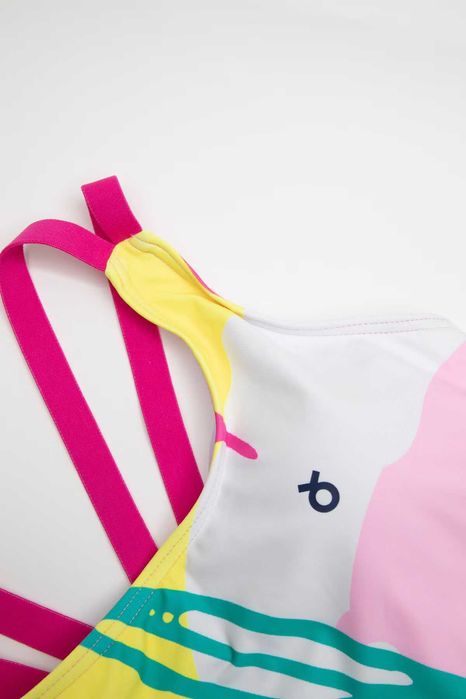 Strój kąpielowy dziewczęcy JEDNOCZĘŚCIOWY roz. M 38