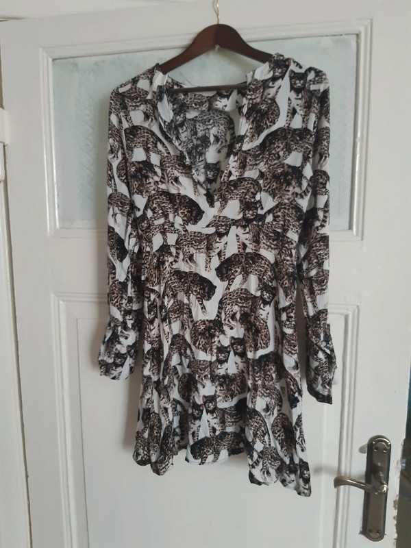 Sukienka koty cats H&M 36 100% wiskoza