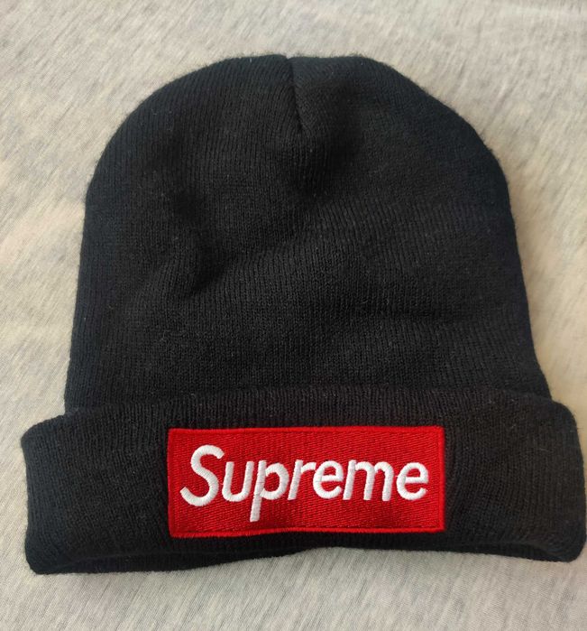 Czapka zimowa czarna okazja jak nowa na zimę