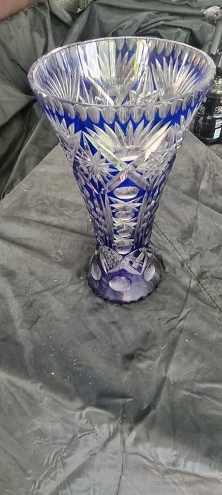 Piękny duży wazon kobaltowy