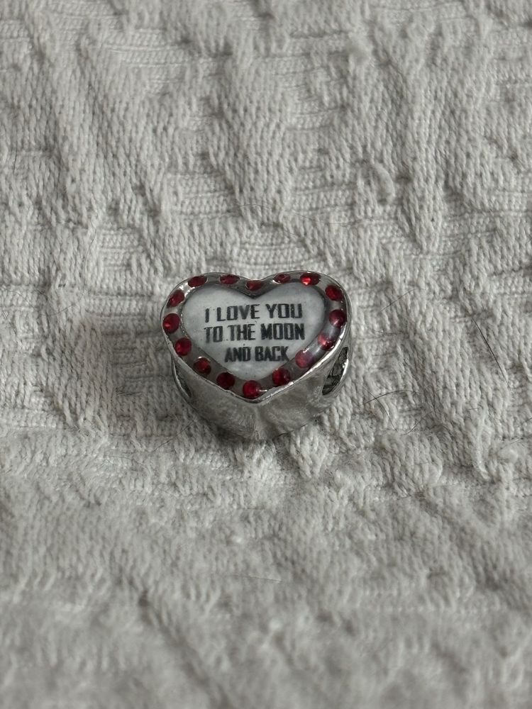 Peça compatível com pulseira pandora “I love you to the moon Back”