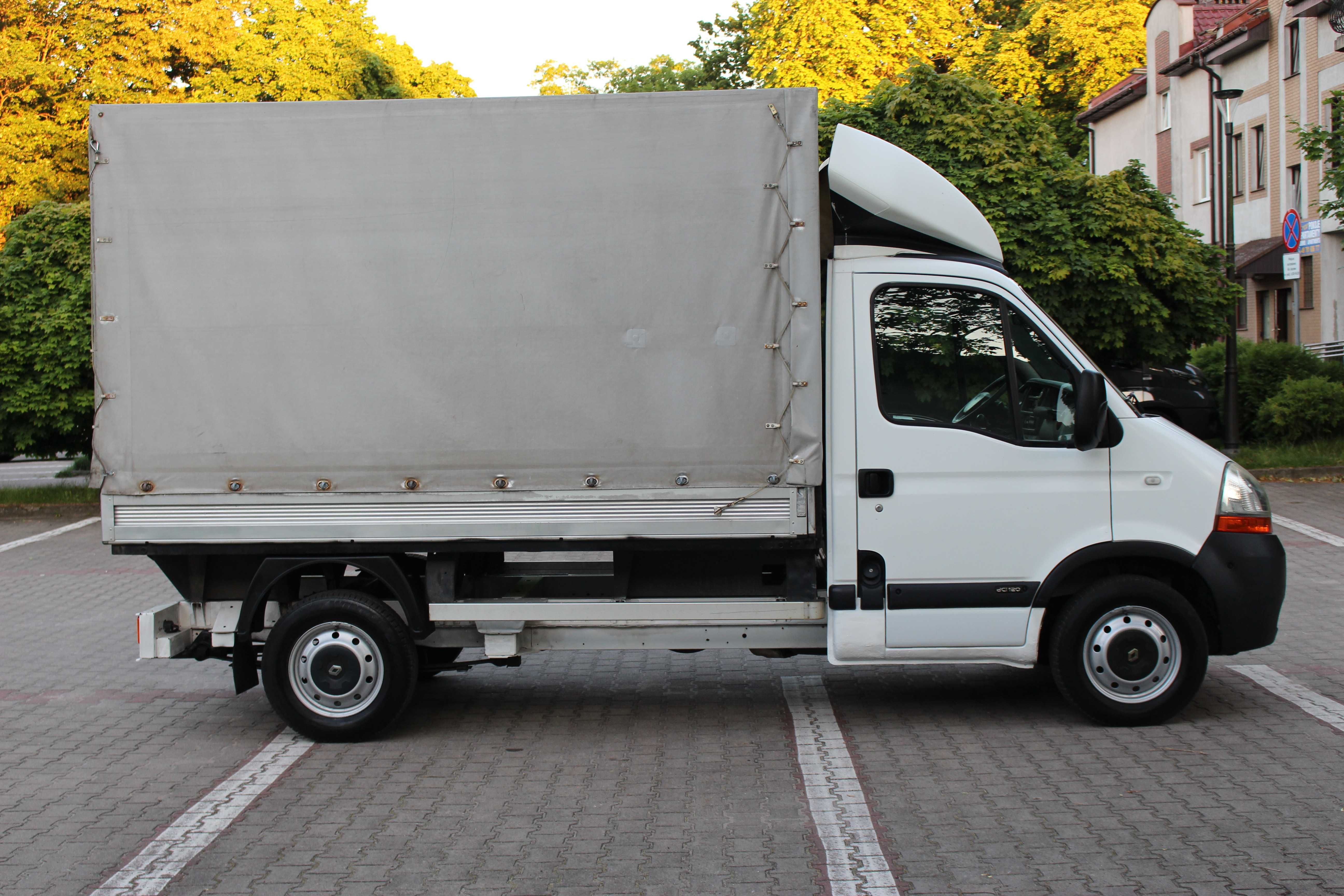 Renault Master 2.5dci dmc 3500kg katB plandeka model 2010 niski przebi