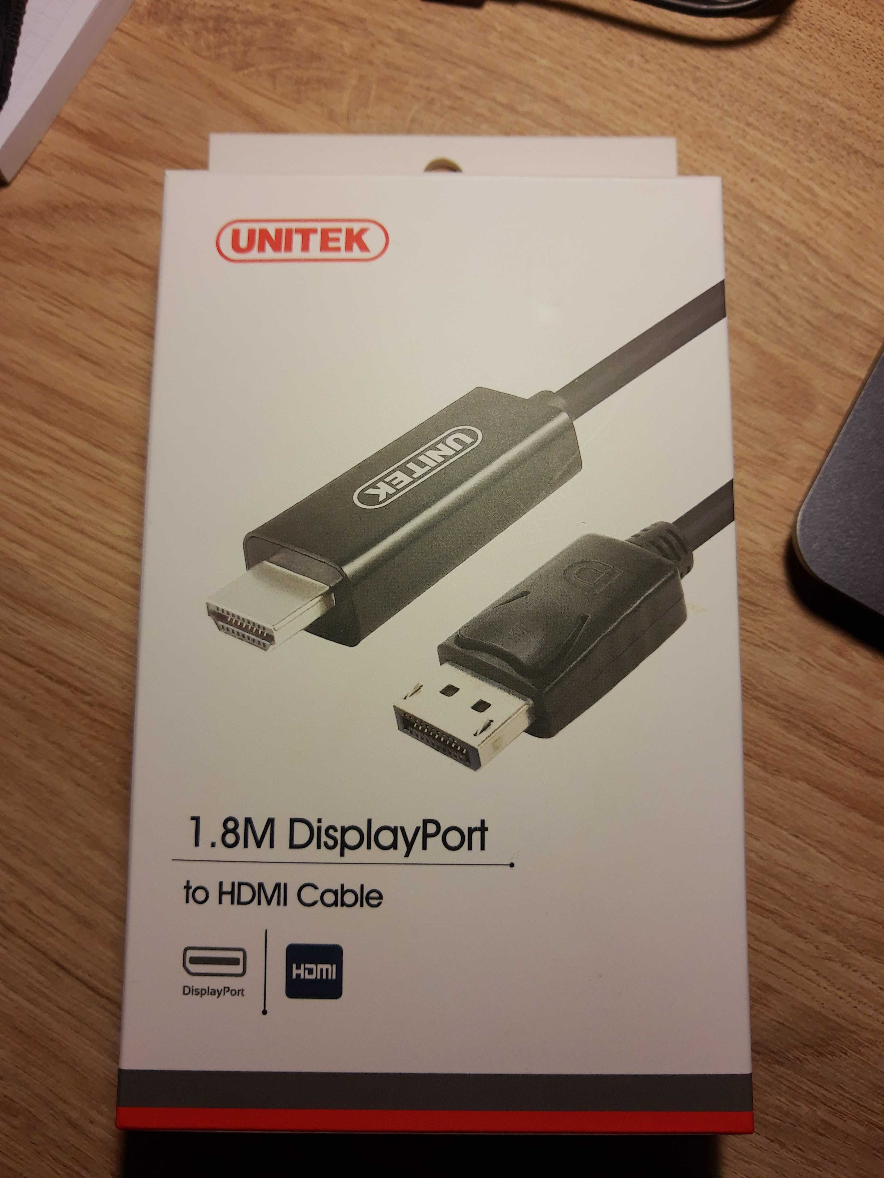 HDMI Kabel Unitek Display Port - HDMI 1,8m
