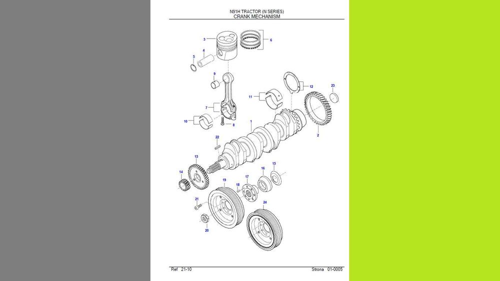 ciągnik VALTRA N 91H katalog części z AKTUALNYMI numerami!!!