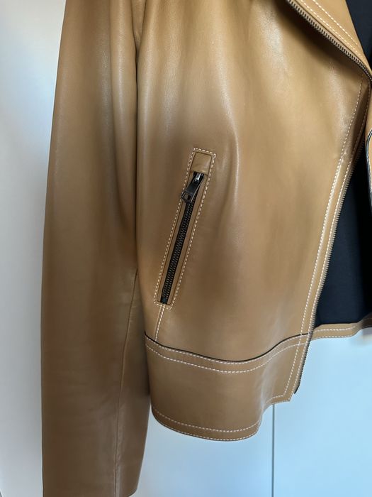Шкіряна куртка Massimo dutti