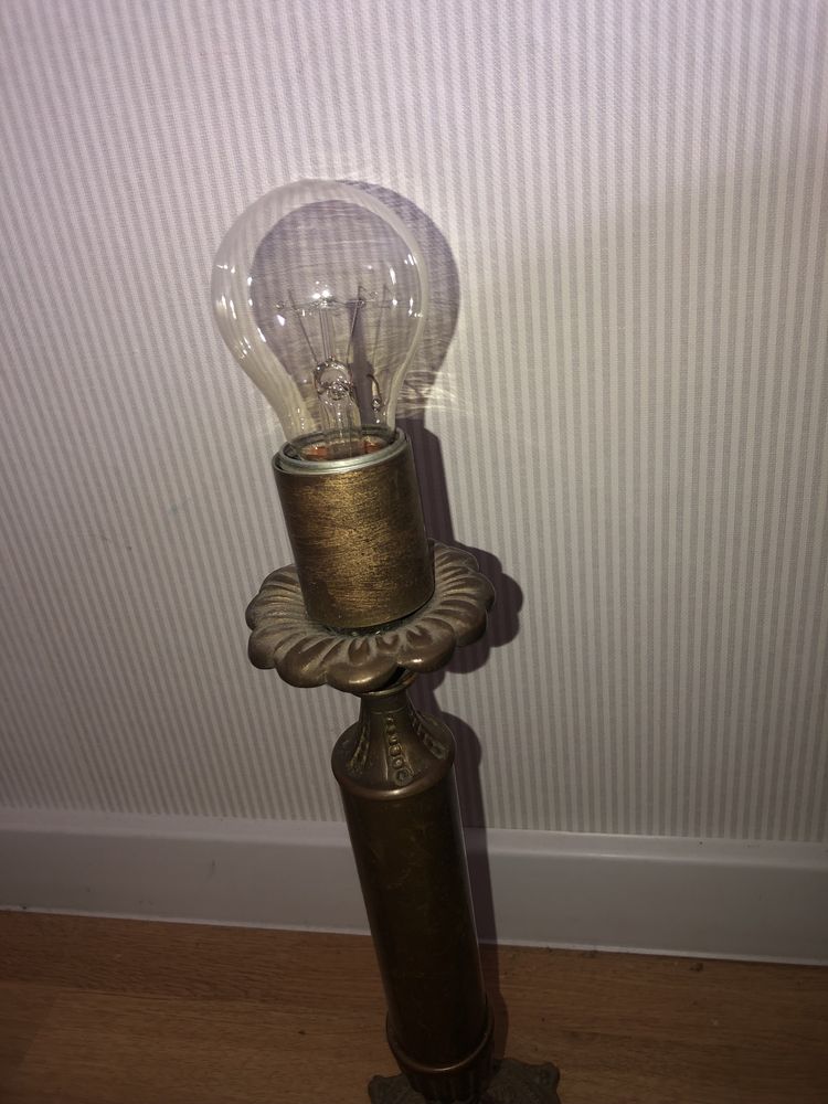 Stara lampka mosiężna