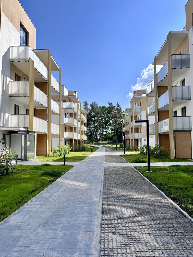 Najlepszy apartament w Dąbkach! Plaża, las, dwa poziomy, 80m2, tarasy