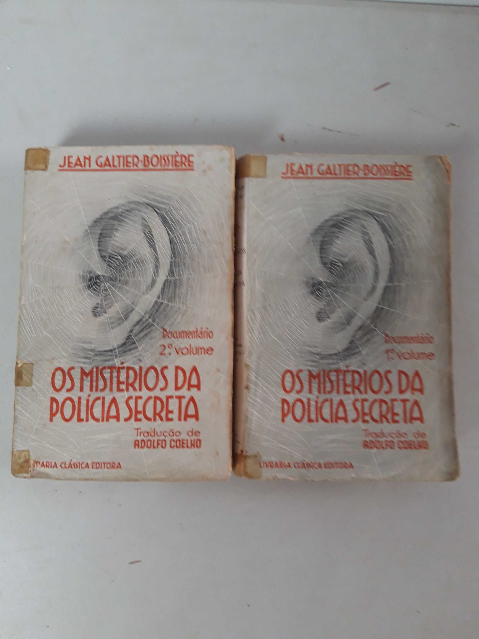 Conjunto de Livros  Ref Cx B- Os Mistérios da Polícia Secreta