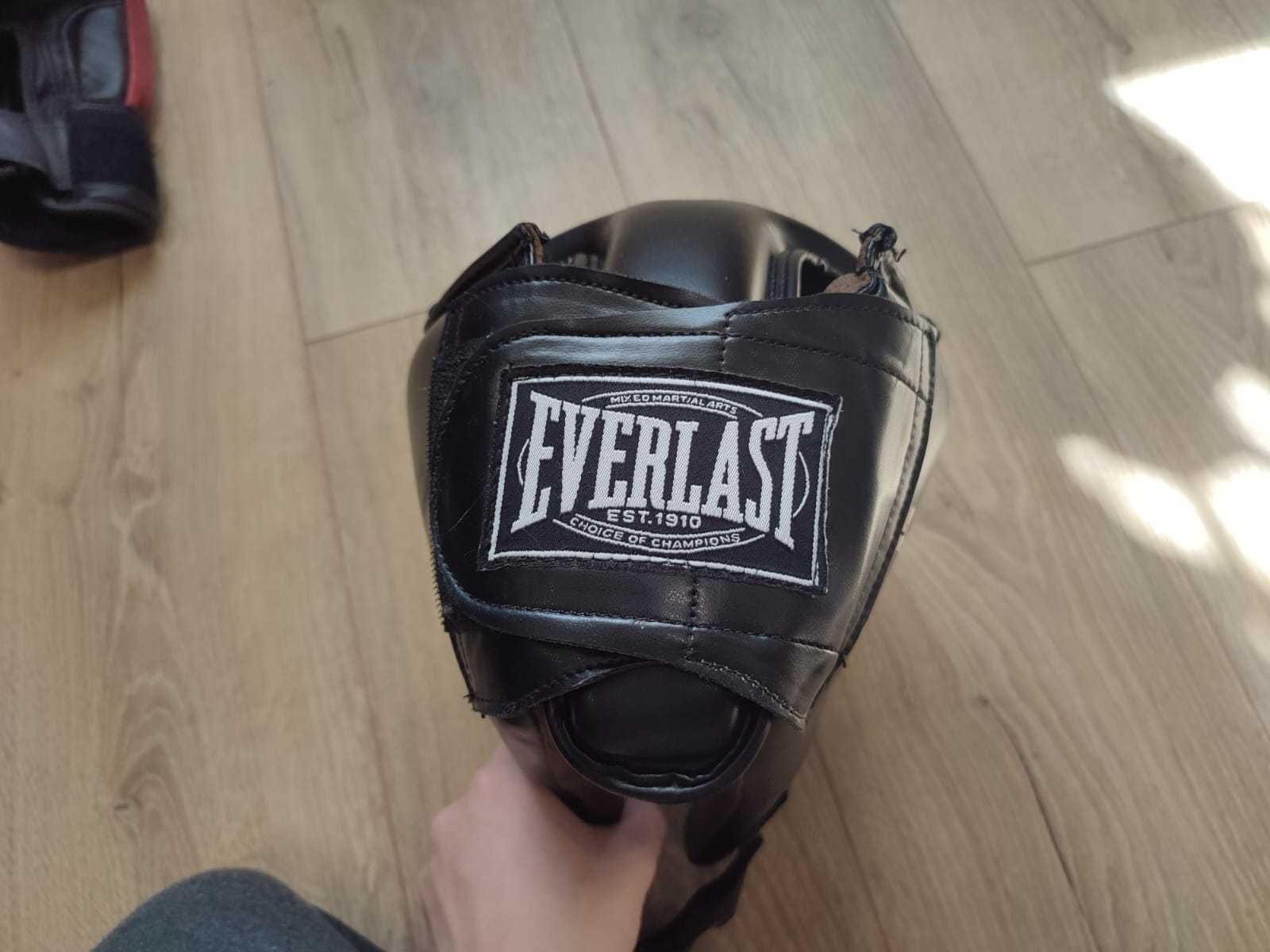 шлем боксерский  Everlast, лапы боксерские