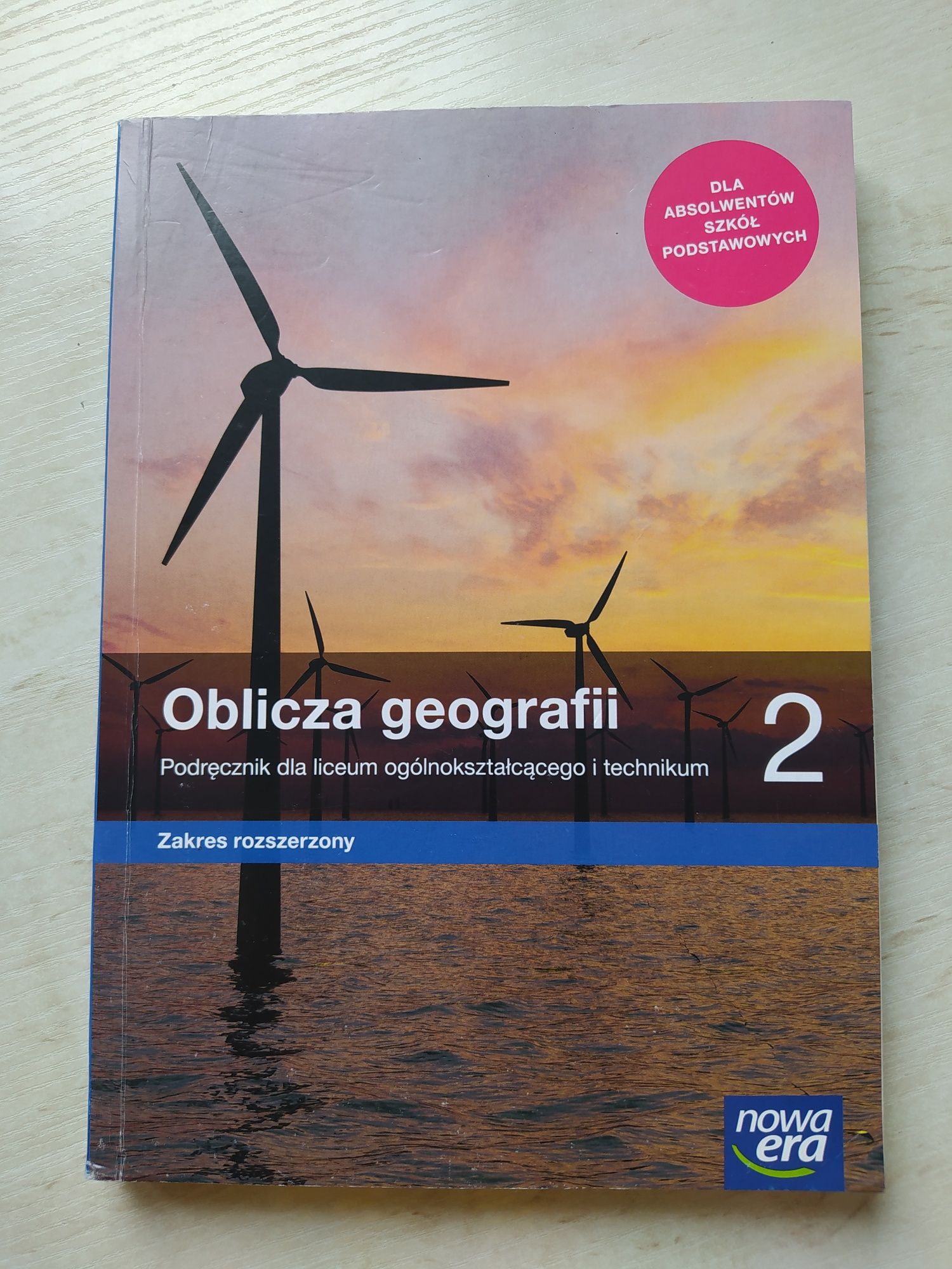 Oblicza geografii 2, zakres rozszerzony, stan praktycznie idealny