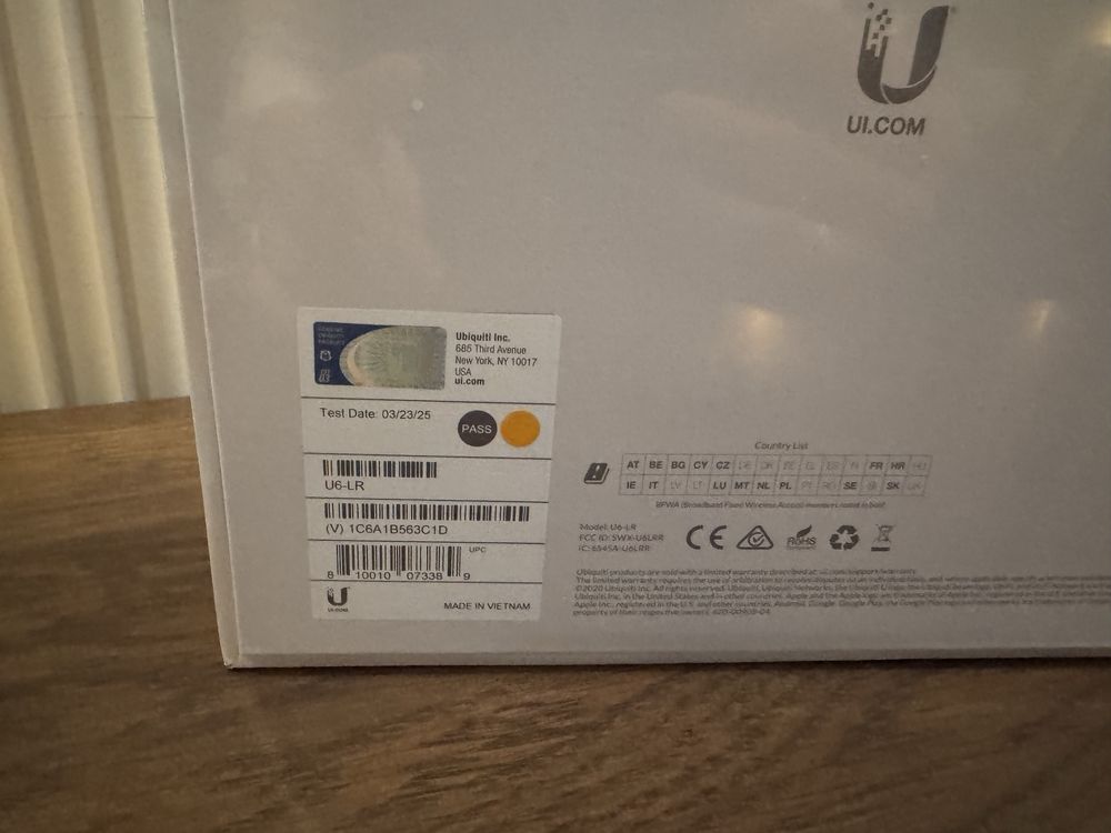 Ubiquiti U6 LR Access Point Long Range