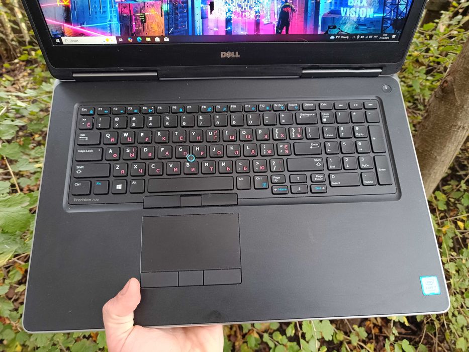 17.3 6гб відеокарта, ноутбук DELL i7 7820HQ/32/1000gb/P3000 6gb