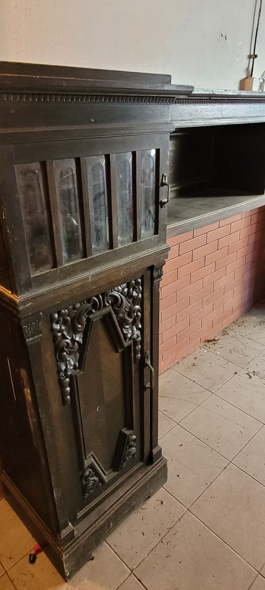 Stary mebel przedwojenny, kredens, szafa...
