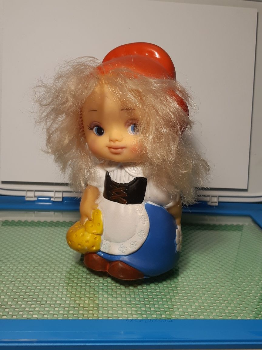Кукла новая СССР из медицинской резины экологическа Красная Шапочка