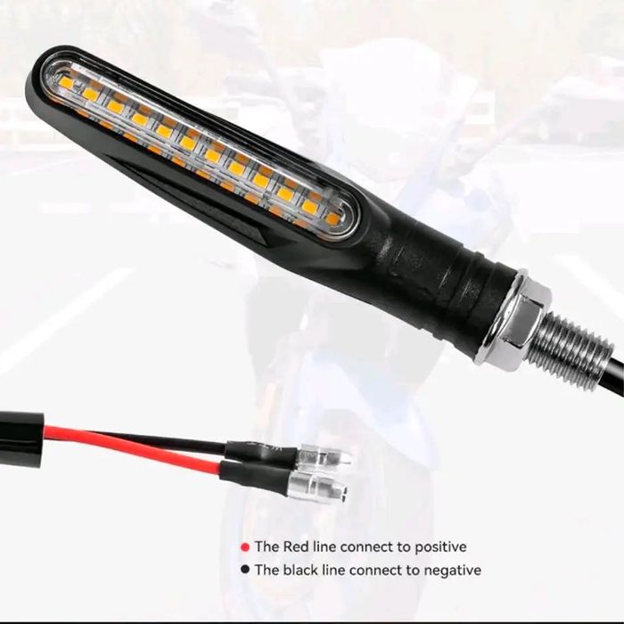 Мото поворотники LED, 4 шт, повороти на мото