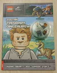 Książka LEGO Jurassic World Zostań treserem dinozaurów + figurka