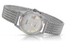 Zegarek damski z białego złota 14k perłowa tarcza lw020wdpr&lbw003w Wr
