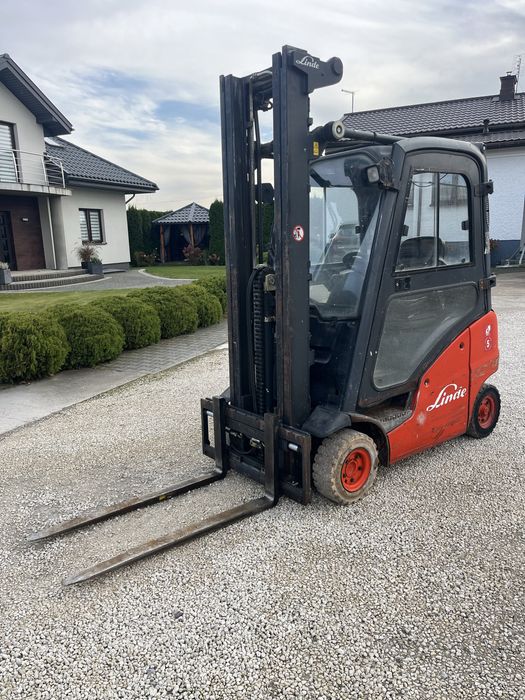 Wózek widlowy Linde h16 pelna kabina.