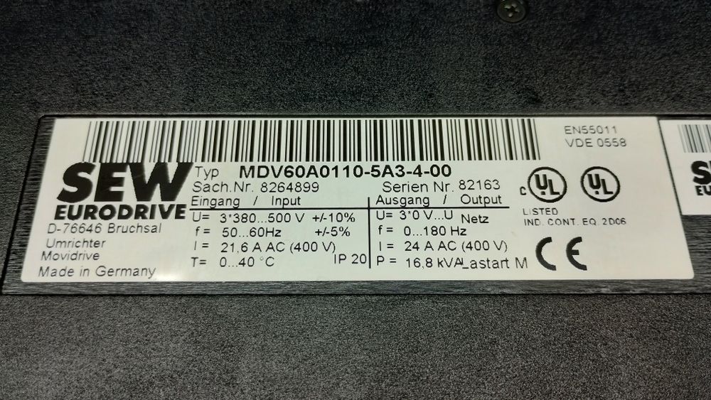 Moduł SEW MDV60A0110-5A3-4-00