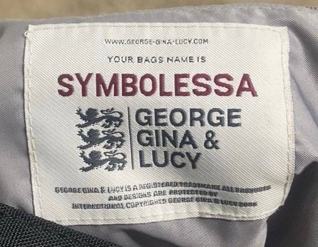 George Gina Lucy GGL ггл сумка principessa чорна дуже рідкісна