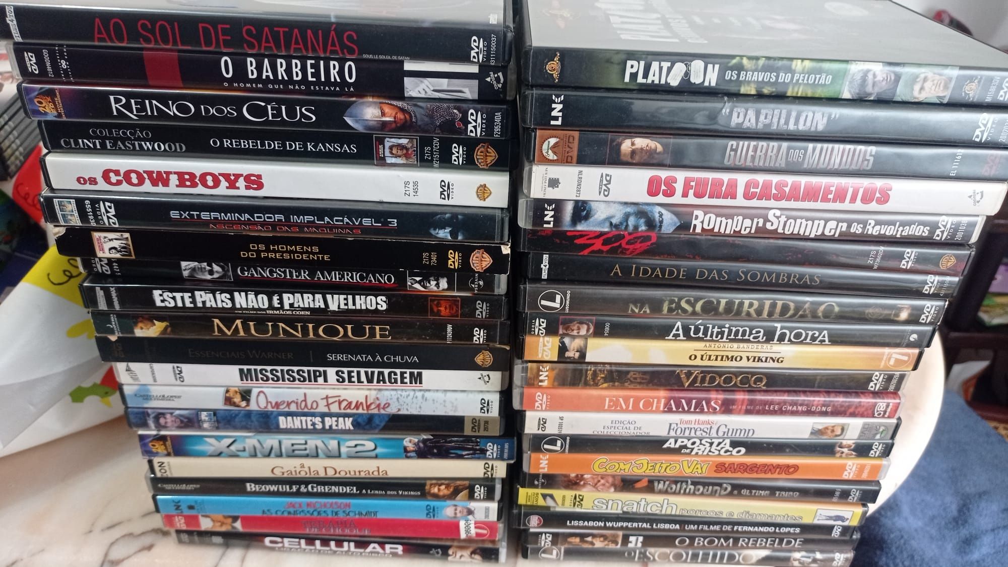 Dvds lote de 162 títulos