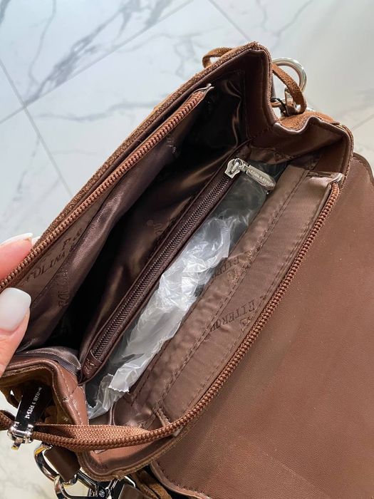 Сумка женская замшевая