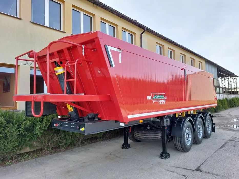 Janmil 28m³ ALUMINIOWA / Fabrycznie nowa /GWARANCJA / podłoga 10mm  wzmocniona podłoga 10mm / kamień/ ASFALT/ wyburzenia / MOCNA